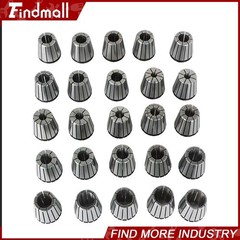 25 Pack Collet Set ER32 Collet Chuck 1/16 inch-3/4 inch Holder Spring Collet Set