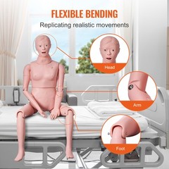 VEVOR Female Manikin Model Anatomical Nursing Training Patient Care Practice
