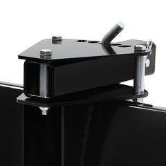 48″ Scrape Blade 2″ Receiver For ATV UTV Adjustable 0 7.5 or 15 Degrees Scraper