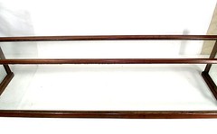 Antique General Store Copper Sheathed Wood & Glass Display Case Oblong 00401010