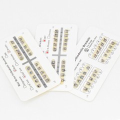 20 Pcs Dental Orthodontic Bracket Brace Monoblock MIM Roth MBT 022 018 345 Hook