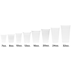 Karat 24oz PET Plastic Cold Cups (98mm) – 600 ct, C-KC24