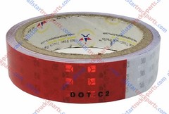 Conspicuity Tape DOT-C2 Reflective Truck Trailer Safety Red White: 1″/2″/3″ Wide