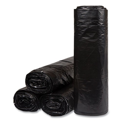 Inteplast Group Can Liners, 60 gal, 1.2 mil, 38×58″, 10 Bags/Roll, 10 Rolls/CT