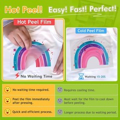 60 Sheets High-Quality DTF Transfer Film – Ideal for Dark & Light Fabrics