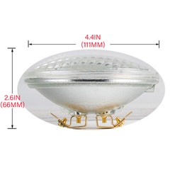 12V Par36 LED Landscape Light Bulb 7w 850lm 3000k 4000k 6000k Waterproof