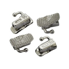80Pcs Dental Orthodontic Buccal Tubes Roth MBT 022 1st 2nd Molar Bracket 20sets