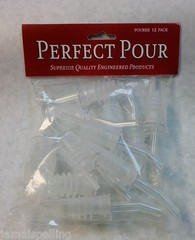 1 DOZEN Whiskeygate Liquor Bottle Pourers Non Measured Bar Supplies Pour Spouts