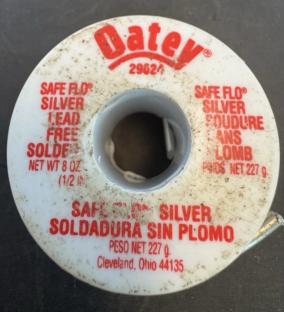 OATEY Safe Flo 8-oz Roll Lead-Free Silver Solder Wire 29024