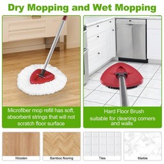 Mop Heads Replacements for O Cedar,Mop Replace Head for Ocedar Easywring 1 Ta…