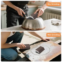 15pcs Sanding Sponges Set Washable Reusable Sanding Block 60/80/120/180/220 Grit