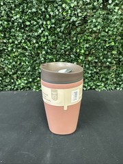 Owala SmoothSip Slider Insulated Stainless Steel Coffee 12 Ounces, Cozy Cocoa