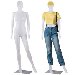 70″ White Female Mannequin Full Body Maniquine Model Stand w/ Adjustable Posture