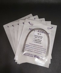Dental Orthodontic Thermal Activated NITI Arch Wires Rectangular Natural Form