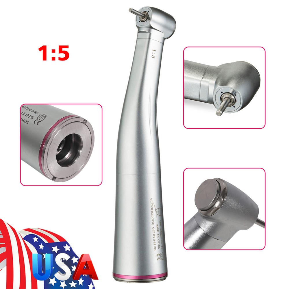Dental 1:5 NO-LED/LED Contra Angle Increasing Handpiece Fit KaV NSK Motor