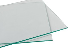 Tempered Glass Shelves 12″ Wide x 24″ Long x 3/16″ Set of 2 Beveled Edges