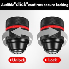 KPROE Keyless Drill Chuck 1/2-20UNF Compatible with Milwaukee M18/M12,…
