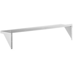 12″W x 60″L Stainless Steel Commercial Kitchen Overshelf Solid Wall Mount Shelf