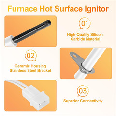 201657-03S Furnace Hot Surface Ignitor Replacement Fit for Good-man Ama-na…