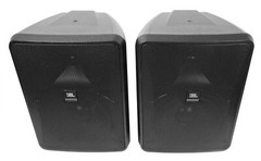 2) JBL Control 28-1 8″ 60w 70v Commercial Indoor/Outdoor Speakers For Restaurant