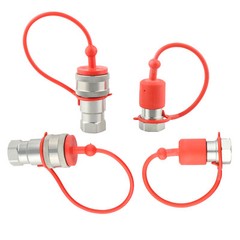 1/2″ Ag Hydraulic Quick Connect Couplers Couplings, Ball Pioneer Style 2 Sets