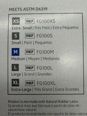 Medline FitGuard Touch Nitrile Exam Gloves Medium Blue Powder Free 400 Ct 4 Box