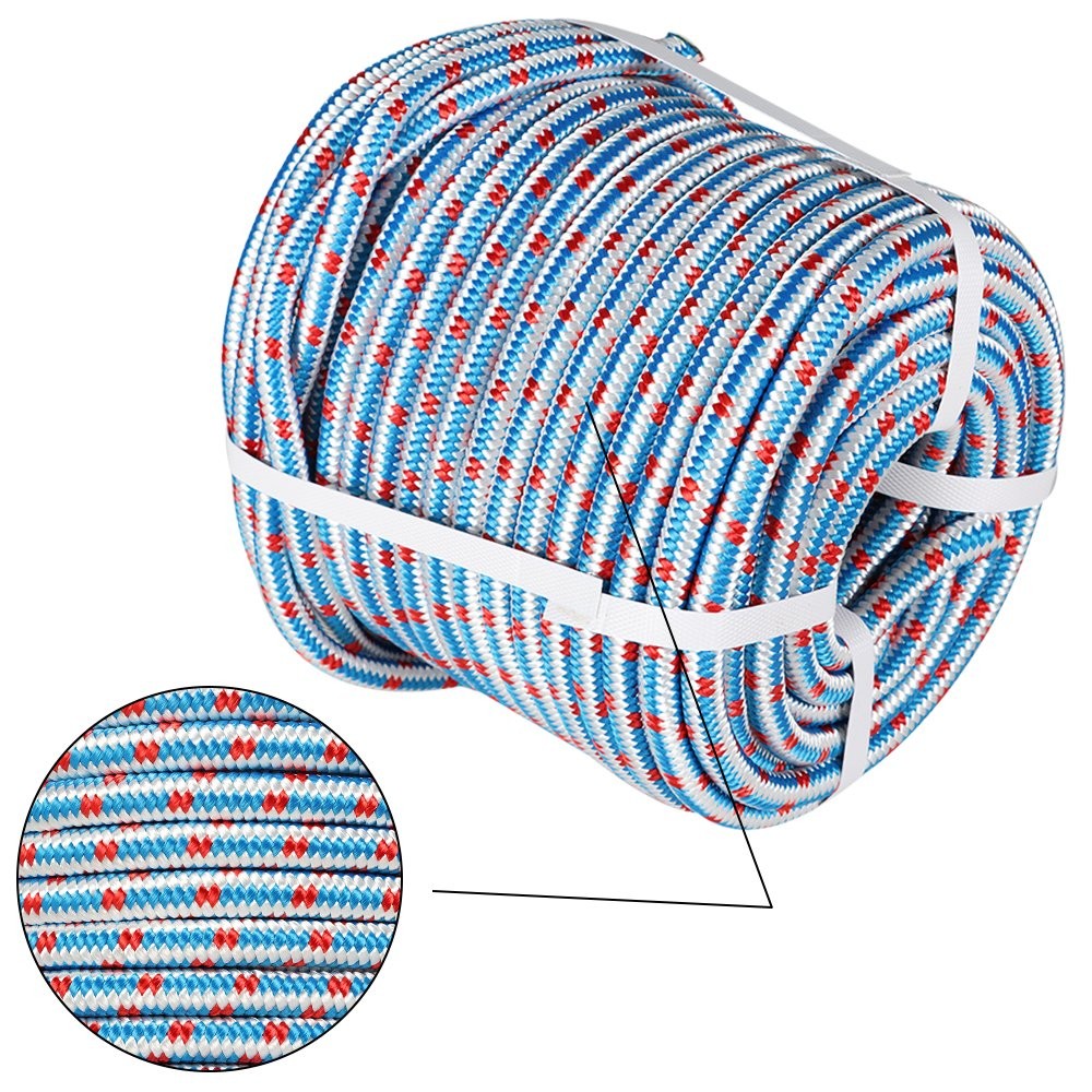 1/2″ x 100′ Braided Heavy Duty Braid Polyester Arborist Rigging Rope for Garden