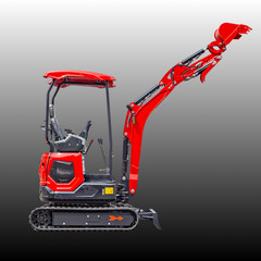 TYRANT 17 Mini Excavator Kubota D902 Engine Side Swing with 12 attachments