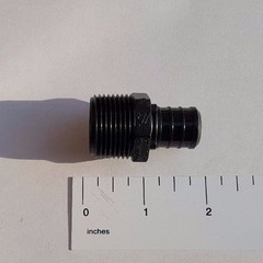 10 Pieces 3/4″ Pex X 3/4″ Male Adapter, 3/4 Pex Polly Alloy Male NPT Adapter