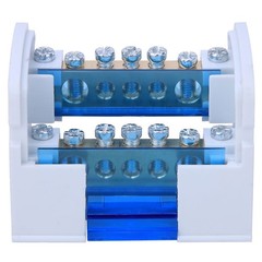 Terminal Block Distribution Box On DIN Rail Compact Universal Connector For