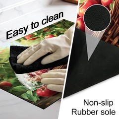 Apple Orchard Basket Stove Top Cover for Stove, 28.35×20.47″ Decorative Stove…