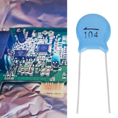 50Pcs Ceramic Capacitor, 1000V 104M 0.1Uf 100Nf High Voltage Disc Ceramic Capaci