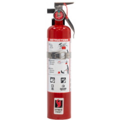 2.5 lb Fire Extinguisher ABC Dry Chemical DOT Vehicle Marine Bracket w 2023 tag