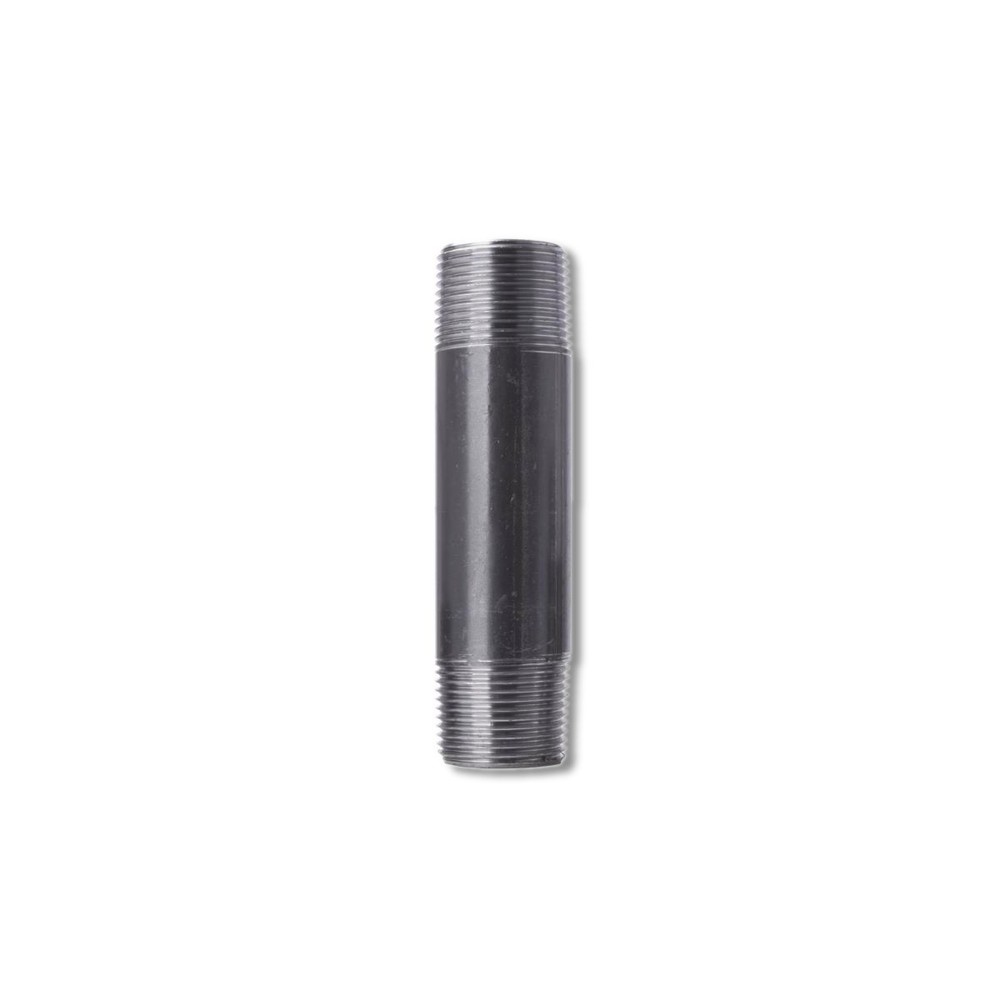 STZ Industries 2 in MIP each X 2 in MIP Black Steel 5 in Nipple 300U2X5