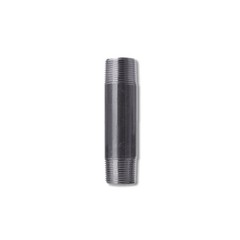 STZ Industries 2 in MIP each X 2 in MIP Black Steel 5 in Nipple 300U2X5