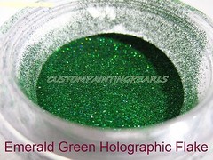 25g Emerald Green halo flake auto paint clearcoat