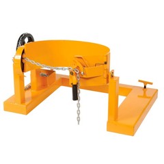 Global Industrial 1500 Lb. Capacity Forklift Tilting Drum Dumper
