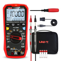 Digital Multimeter Tester UT161E, True RMS 1000V AC DC Voltage Meter Tester Ohm