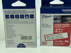 2 Genuine Brother TZe-S241 P-Touch Strong Adhesive Label Tape OEM 3/4″ 18MM
