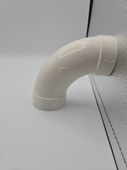 2 in PVC 90 Degree Long Turn Elbow Fitting