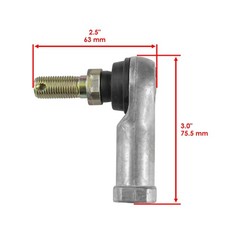 Caltric 2 Tie Rod Set Compatible with Honda Foreman 500 Trx500Fm Trx-500Fm 20…