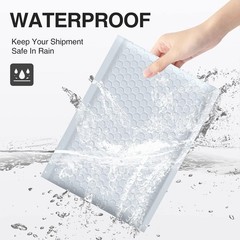 Opaque Padded Shipping Bags 4×8 Inches – 50 Durable Mailers for Privacy Needs