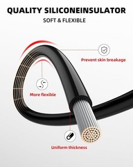 High-Quality 18 AWG Silicone Wire – 180ft Total, Tinned Copper for All Projects