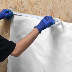 VEVOR 9 x 150 ft House Wrap 0.13 mm Thick Drop Cloth Vapor Barrier Covering