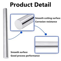 Corrosion-Resistant 6061 Aluminum Round Rod, 3/8″ Diameter, 5 Pack for Creatives