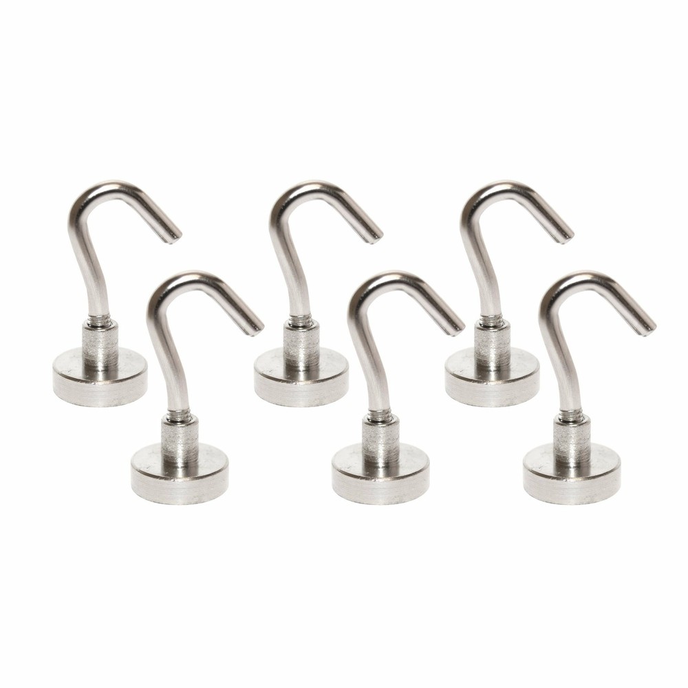 9lb Magnetic Hanging Hooks (6 Pack)