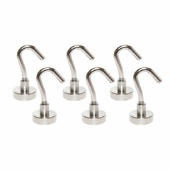 9lb Magnetic Hanging Hooks (6 Pack)