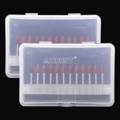 10packs Dental 0413 Brownie Polishers Bur FG 1.6MM Shank Mini Points AZDENT