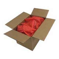 UBMOVE Small Bubble Red Wrap 12″ Wide perforated every 12″