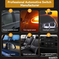 Driver Side Master Power Window Switch for Chevy Silverado GMC Sierra Door